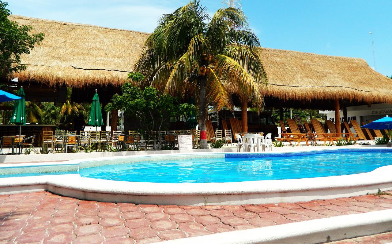 Hotel Gota De Sal Puerto Morelos Bagian luar foto