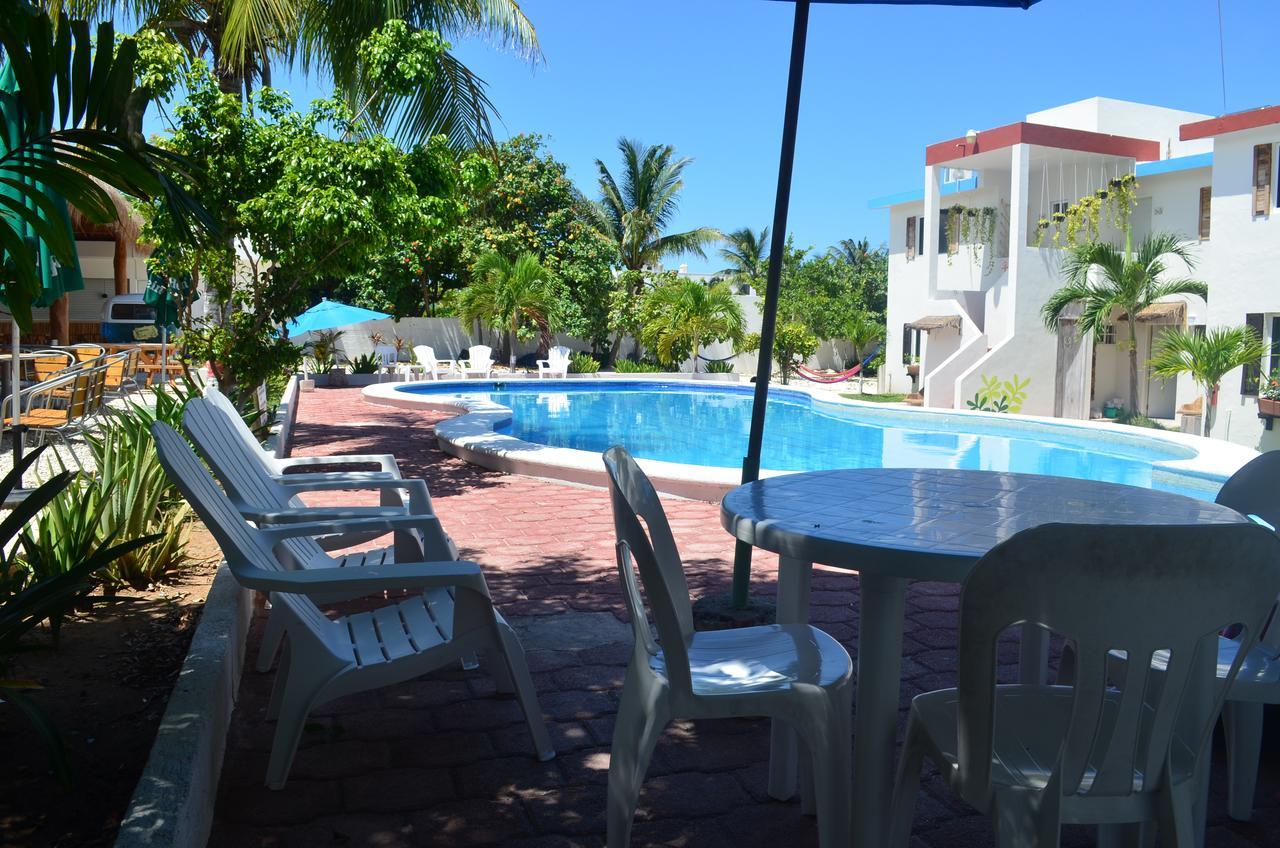 Hotel Gota De Sal Puerto Morelos Bagian luar foto